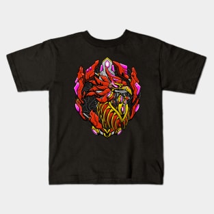 Mecha Bird Illustration Kids T-Shirt